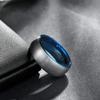 TRUMIUM 8mm Tungsten Ring I Love You for Men Women Couple Wedding Band Comfort Fit Size 10.5 view 3