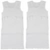 ToBeInStyle Girls' 4 Pack Ruffle Hem Tank Tops - White - 0-3 Months view 1
