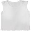ToBeInStyle Girls' 4 Pack Ruffle Hem Tank Tops - White - 0-3 Months view 2