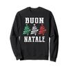 Buon Natale Italian Flag Christmas Trees Sweatshirt view 1