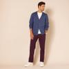 Amazon Essentials Men's Athletic-Fit Broken-in Chino Pant Pants, -Burgundy, 36W x 28L view 3