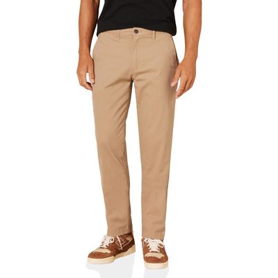 Amazon Essentials Men's Athletic-Fit Chino Pants, Mushroom Brown, 36W x 31L