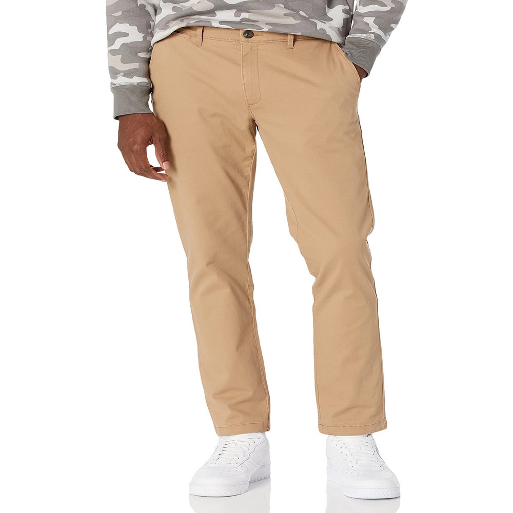 Amazon Essentials Men's Skinny-Fit Casual Stretch Chino Pant, Mushroom Brown, 42W x 34L