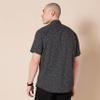 Amazon Essentials Men's Regular-Fit Short-Sleeve Print Shirt, Black Floral, Medium view 3