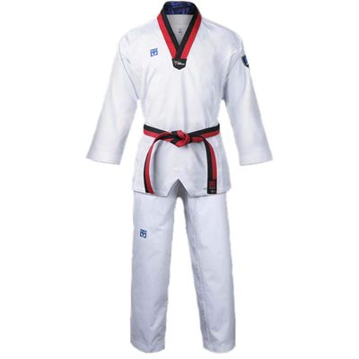 MOOTO Taekwondo Extera S6 Uniform with Poom V-Neck for Competition Dobok TKD Martial Arts MMA Judo Karate (150 (Height : 150~159cm)(4.92~5.22ft))