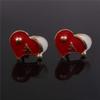 GRACE JUN Clip on Earrings no Pierced Fashion Cute Cuff Earrings Ear Clip Accessory (Heart) view 3