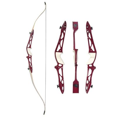 AMEYXGS 66" 68" 70" Archery Takedown Recurve Bow and Arrow Set Aluminum Bow Riser Hunting Shooting Target Practice Competition Longbow Right Hand Bow 12-40 Lbs (26 Lbs, 68" Rose Pink)