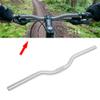 Handlebars, Aluminum Alloy Handlebar for Mountain Road Bikes Long-Distance Travel Cycling Race(Silvery) view 3