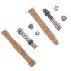 Baosity Fishing Rod Cork Handle Reel Seat Kit Replacement DIY Fly Rod Building view 3