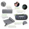 4Monster Microfiber Towel, Travel Towel, Camping Towel, Fast Drying, Soft Light Weight, Suitable for Gym, Beach, Swimming, Backpacking and More (Grey, Small (15.7 x 31.5 inches)) view 4