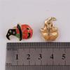 GRACE JUN Gold Color Pumpkin Clip on Earrings no Pierced Fashion Cute Cuff Earrings Christmas Accessory (Pumpkin) view 2