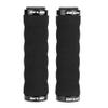 Antislip Sponge Handlebar Grip, 1 Pair with Lockon Ring for Mountain & Road Bikes (Black) view 1