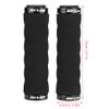 Antislip Sponge Handlebar Grip, 1 Pair with Lockon Ring for Mountain & Road Bikes (Black) view 2