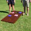GoSports 4 ft x 2 ft Regulation Size Wooden Cornhole Boards Set with Dark Brown Finish - Includes Carrying Case - Red & Gold view 4