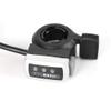 SHZICMY 250W 24V Electric Bike Conversion Thumb Throttle Kit Bike Side Drive Motor Kit for Common Bike Left Chain Drive Customized for Electric Geared Bicycle Derailleur (Thumb Throttle Kit) view 2