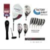 AGXGOLF Men's Left Hand XS Tour Magnum Golf Club Set; w/Over Size Driver + 5 Wood + 4&5 Hybrids + 6-PW Irons + SW: Stiff Flex, Extra-Tall +1.5 Inch Length; Free Putter view 2