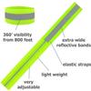 HiVisible Reflective Belt for Running Army PT Belt Reflective Running Gear + 2 Reflective Bands for Night Walking Bike Pant Leg Strap view 3