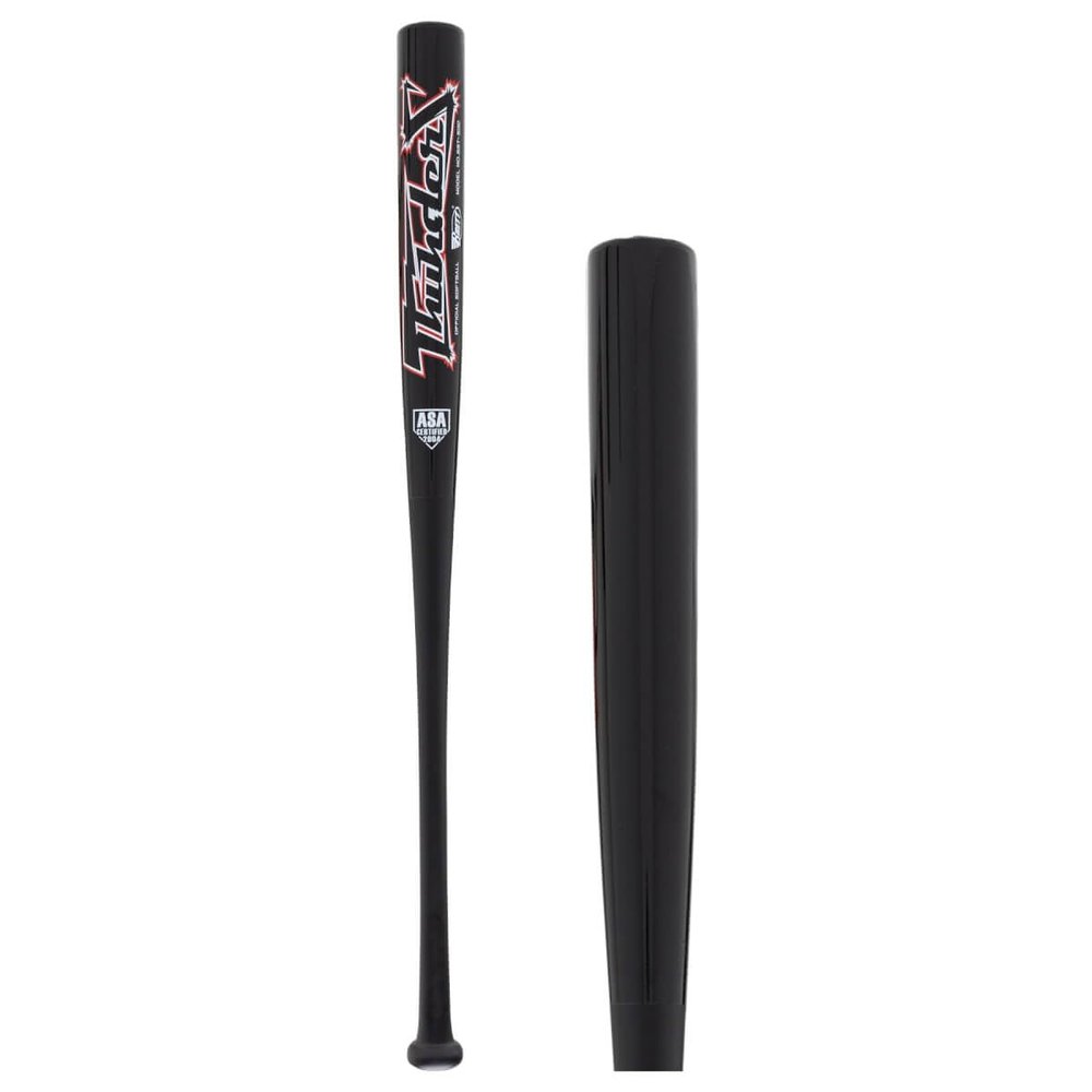 Brett Bros. Thunder Bamboo/Maple Wood ASA Slow Pitch Softball Bat: SST500 Black 34" 28 oz.