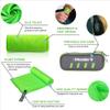 4Monster Microfiber Towel, Travel Towel, Camping Towel, Fast Drying, Soft Light Weight, Suitable for Gym, Beach, Swimming, Backpacking and More (Green, Small (15.7 x 31.5 inches)) view 4