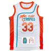 Aolapo Flint Tropics Jersey Moon 33 Basketball Jerseys for Men S-XXXL White view 1