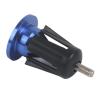 Handlebar End, Aluminum Alloy Bike Handlebar Grip Bar End Plug Parts for Most Bikes Road(1 Pair)(Blue) view 4