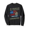 My Grandson Has Your Back Proud Army Grandpa Sweatshirt view 1