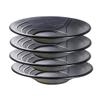 SE 14 Inch Gold Panning Pan - Three Riffles for Easier Mining and Prospecting, Black, 4 Pack view 1