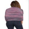 Sakkas Two Tone Vintage Jacquard Paisley Pashmina Shawl Wrap Scarf Stole - Magenta view 2