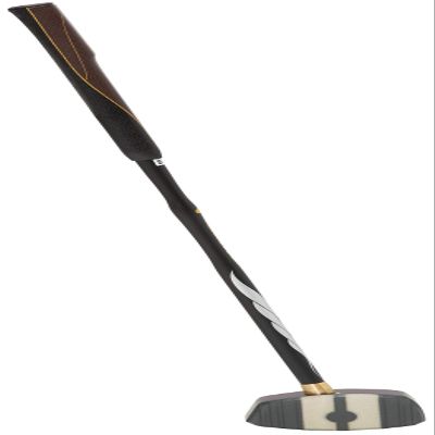 asics 3283A014 Ground Golf Club, Strongshot, Hyper 3283A014, Brown/Black, R820/Right Hit 82cm