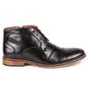 Metrocharm MC147 Men's Cap Toe Formal Dress Casual Oxford Ankle Boot (9.5, Black) view 2