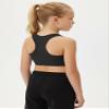 Kurve Girls Seamless Lightweight Racerback Sports Bra, Black-White, Age 9-14 view 3