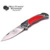 Wild Turkey Handmade Collection Old Fashioned Two Tone Lock Back Folding Knife.. (Red) view 2
