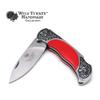 Wild Turkey Handmade Collection Old Fashioned Two Tone Lock Back Folding Knife.. (Red) view 3