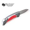 Wild Turkey Handmade Collection Old Fashioned Two Tone Lock Back Folding Knife.. (Red) view 4