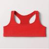 Kurve Girls Seamless Lightweight Stretchy Racerback Sports Bra, Red, Age 9-14 view 2