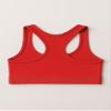 Kurve Girls Seamless Lightweight Stretchy Racerback Sports Bra, Red, Age 9-14 view 3
