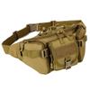Nylon Waist Pack Portable Fanny Bag for Men Women Outdoor Travel Tactical Sports Camping Hiking Hunting Fishing Belt Bum Pouch Daypack (Khaki) view 1