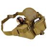 Nylon Waist Pack Portable Fanny Bag for Men Women Outdoor Travel Tactical Sports Camping Hiking Hunting Fishing Belt Bum Pouch Daypack (Khaki) view 3
