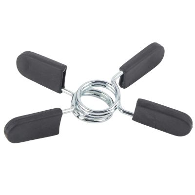 Dioche 1 inch Spring Clip Collars,2 Pcs Standard Barbell Clamps Spring for Smooth Dumbbell Handle or Standard Weightlifting Barbell, Wholesale Business
