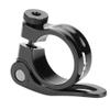 Post Clamp, Aluminum Alloy Quick Release Clamp Tube Clip for 27.2/28.6 mm Seat Bike(Black) view 4
