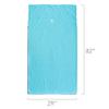 Pike Trail Sleeping Bag Liner  Travel and Camping Sheet, Lightweight and Compact Insert with Full Length Zipper and Guarantee (Turquoise Blue, Medium, 82 in. L x 29 in. W Single Bed) view 4