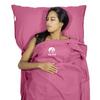 Pike Trail Sleeping Bag Liner  Travel and Camping Sheet, Lightweight and Compact Insert with Full Length Zipper and Guarantee (Bubble Gum Pink, Medium, 82 in. L x 29 in. W Single Bed) view 1