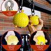 SATOHA Lispeed Training Cannon Ball with Wrist Ball Pull-up Fitness Equipment Training Power Ball Holds Grips Pointing Handle Strength Training Ball view 2