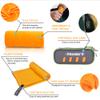 4Monster Microfiber Towel, Travel Towel, Camping Towel, Fast Drying, Soft Light Weight, Suitable for Gym, Beach, Swimming, Backpacking and More (Orange, Small (15.7 x 31.5 inches)) view 4