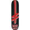 DEATHWISH Gang Logo MINI Skateboard Deck-7.25 BLK/RED view 2