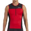 Zoot Mens Core Tri Tank  Mens Performance Triathlon Tank Top with 3 Back Pockets, Mesh Panels, and Cam Lock Zipper (Cardinal, X Large) view 1