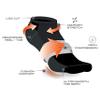 AND1 Men's Low Cut Socks - 12 Pack Performance Stretch Athletic Compression Socks for Men - Sports No Show Socks (6-12.5), Size 6-12.5, Gray/Black view 3