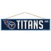 Wincraft NFL Tennessee Titans SignWood Avenue Design, Team Color, 4x17 view 1