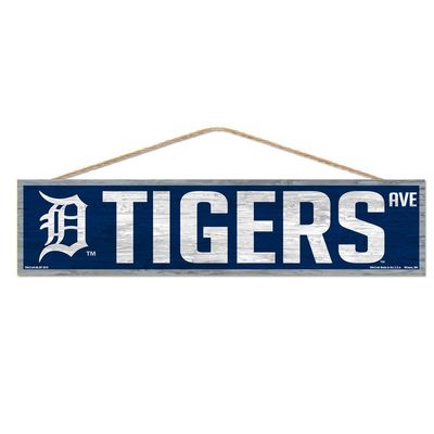 Wincraft MLB Detroit Tigers SignWood Avenue Design, Team Color, 4x17