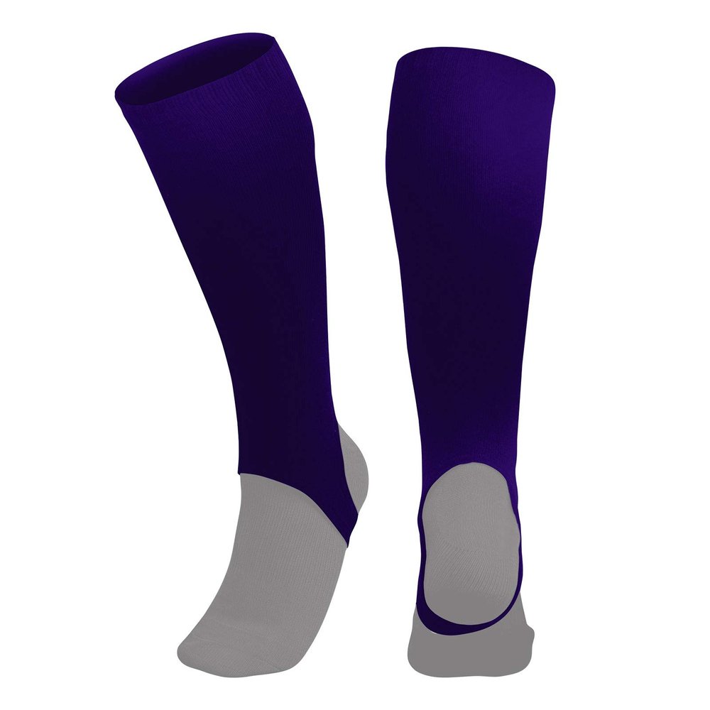 Champro Standard 4" Stirrup Socks, Purple, Adult Small